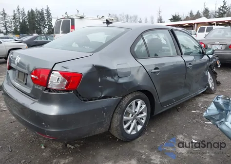 2012 Volkswagen Jetta 2.5L Se из США, поврежденный, VIN 3VWDP7AJ4CM327934